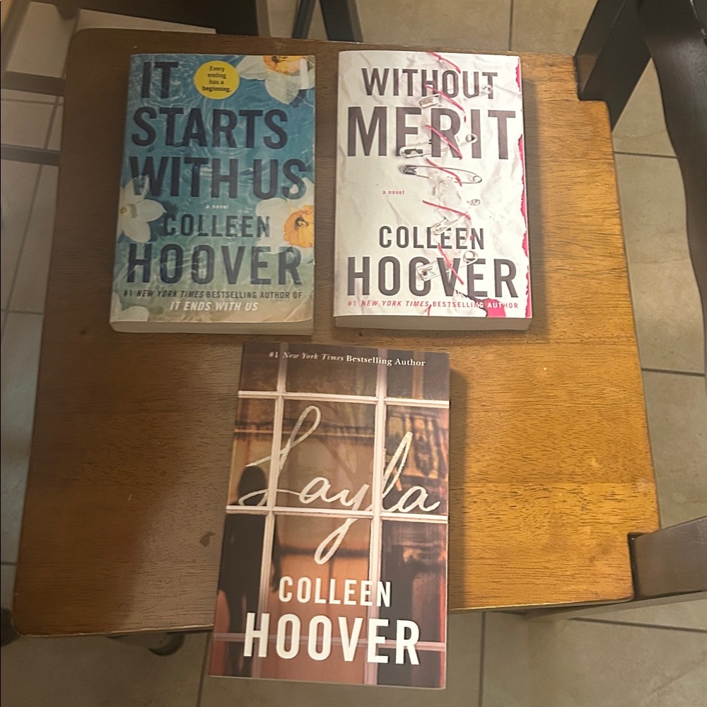 Coffee Table Book Set - Without Merit, Layla and It Starts with Us